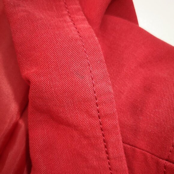 Talbots Ladies Size 10 Red 3 Button Closure Lined Made in Korea Blazer/Jacket - Picture 11 of 12